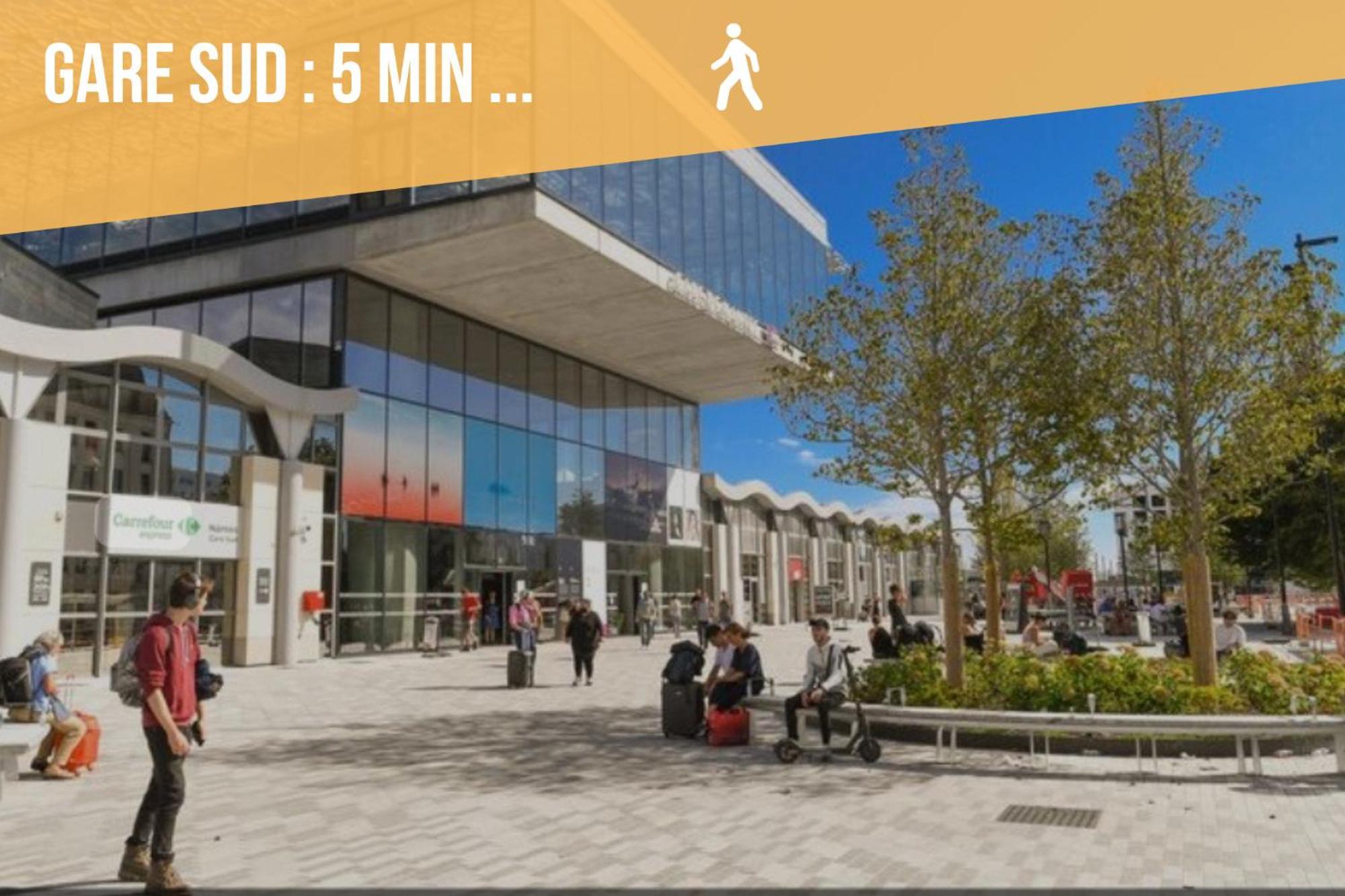 Apartamento Felix Vue Erdre & Cite Des Congres / Gare Sud Nantes Exterior foto